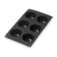 Lekue Форма для маффинов, 6 ячеек, 30х17.5 см, черная