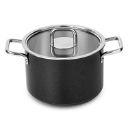 Silampos Кастрюля глубокая Comfort Glass Black (4 л), 20 см