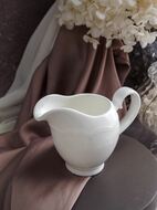 CASA DI FORTUNA Молочник с ручкой Grazia (140 мл), 12.6x6.4х9 см, белый