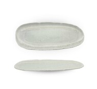 CASA DI FORTUNA Блюдо овальное Boletus Fusion, 34.5х14.5х2.4 см, белое