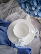 CASA DI FORTUNA Блюдце Primavera, 11.3х1.5 см, белое