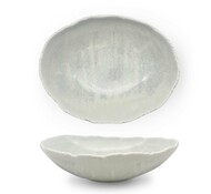 CASA DI FORTUNA Салатник овальный Boletus Fusion (1 л), 25.5х20.5х7 см, белый