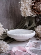 CASA DI FORTUNA Салатник Boletus (400 мл), 22.7х7.2 см, белый