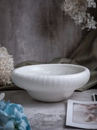 CASA DI FORTUNA Салатник Boletus (600 мл), 20х8.3 см, белый