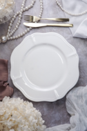 CASA DI FORTUNA Тарелка обеденная Grazia, 28.5х2.7 см, белая