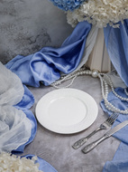 CASA DI FORTUNA Тарелка десертная Primavera, 16х1.7 см, белая