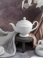 CASA DI FORTUNA Чайник заварочный Grazia (600 мл), 21.5x12.2х14.6 см, белый