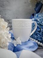 CASA DI FORTUNA Кружка Primavera (350 мл), 11.6x8.8х9.8 см, белая