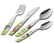 Zwilling J.A. Henckels Набор детских столовых приборов Джунгли, 4 пр.