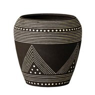 Deroma  Mali Rosenpot Black, , 16.5x17.5 