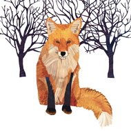 Paperproducts Design  Winter Fox , 16.516.5 , 20 .