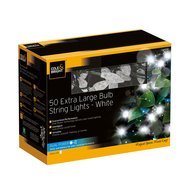   Large Bulb String Lights, 50  LED