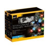 Gardman  Large Bulb String Lights, 50  LED