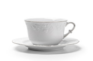 Tunisie Porcelaine   Vendange Filet Platine (340 )
